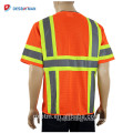 Hot Sale Fluorescent High Visibility Security Traffic Working Clothing Mesh Reflective Surveyor Construction Safety Vest